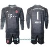 Conjunto (Camiseta+Pantalón Corto) Portero Manga Larga FC Bayern de Múnich Manuel Neuer 1 Segunda Equipación 2021/22 - Niño